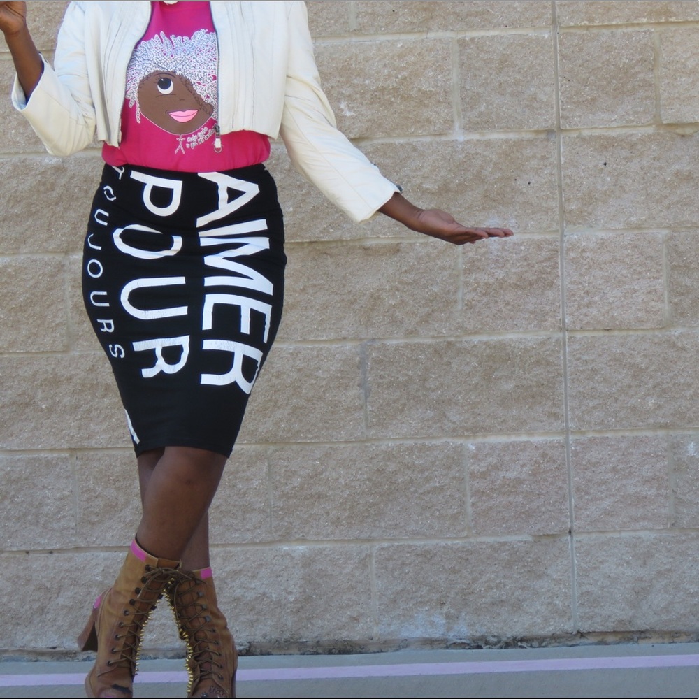 Look for posted new listing for this top. Pink Signature Curly Girl Tee.